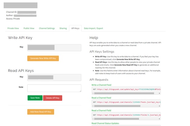 Thingspeak Wi-Fi credentials